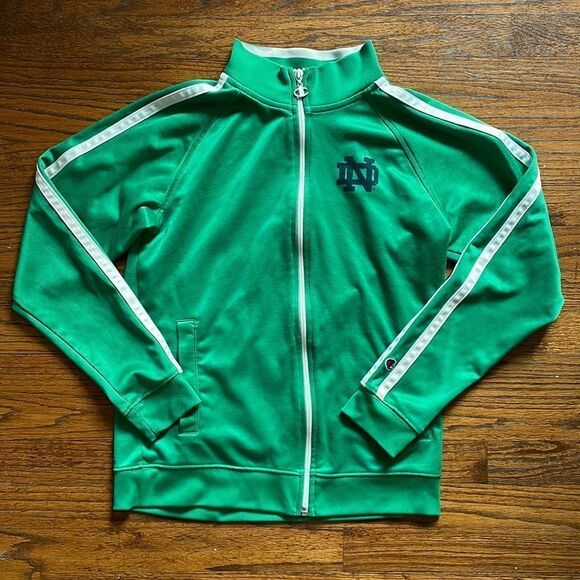 Vintage Champion Fieldhouse Norte Dame Fighting Irish Track Jacket - Picture 1 of 7